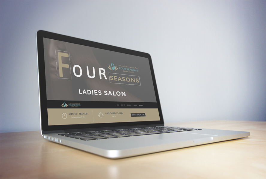 تصميم موقع FOUR SEASONS LADIES SALON 14